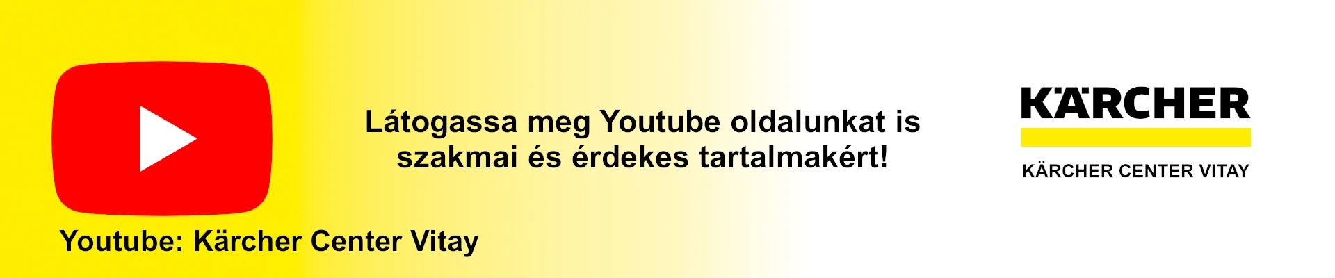 Karcher Youtube csatorna