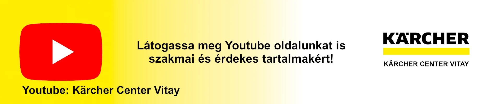 Karcher Youtube csatorna