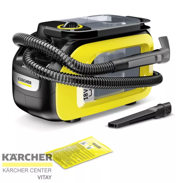 KÄRCHER SE 3-18 Compact Akkumulátoros szőnyeg- és kárpittisztító (akkumulátor nélkül)