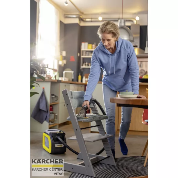 KÄRCHER SE 3-18 Compact Akkumulátoros szőnyeg- és kárpittisztító (akkumulátor nélkül)