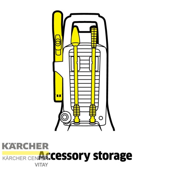 KÄRCHER K 2 akkumulátoros magasnyomású mosó (akkumulátor nélkül)