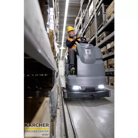 KÄRCHER B 220 R Bc + D90 felülős padlótisztító