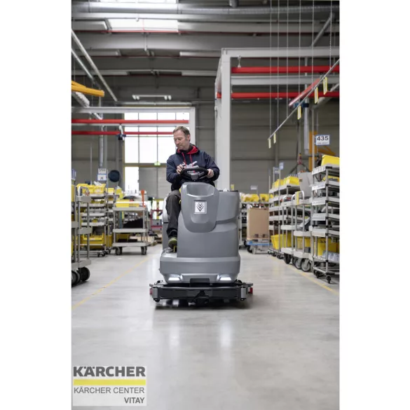 KÄRCHER B 220 R Bc + D90 felülős padlótisztító