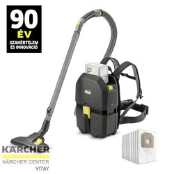   KÄRCHER BVL 3/1 Bp Anniversary Edition akkumulátoros háti porszívó (akkumulátor nélkül) (10 db porzsákkal)
