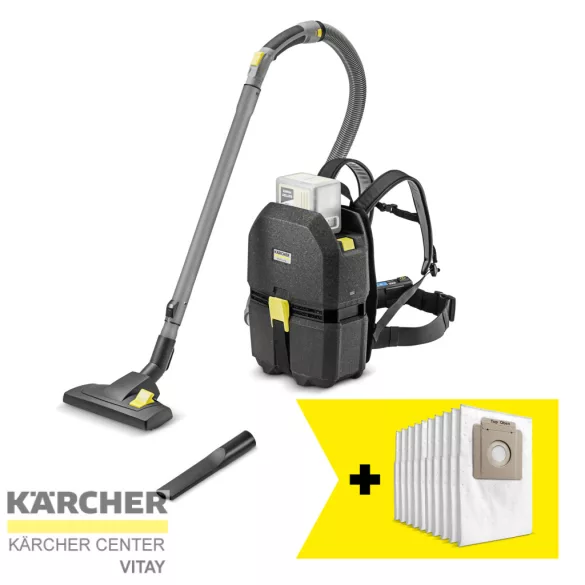 KÄRCHER BVL 3/1 Bp Go!Further akkumulátoros háti porszívó (akkumulátor nélkül)