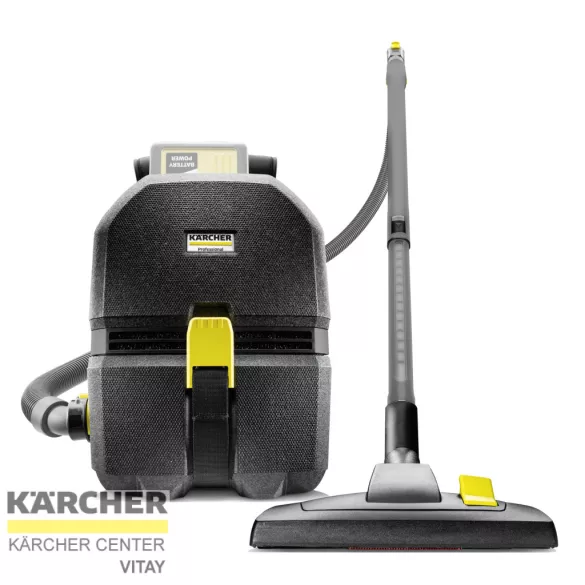KÄRCHER BVL 3/1 Bp Go!Further akkumulátoros háti porszívó (akkumulátor nélkül)