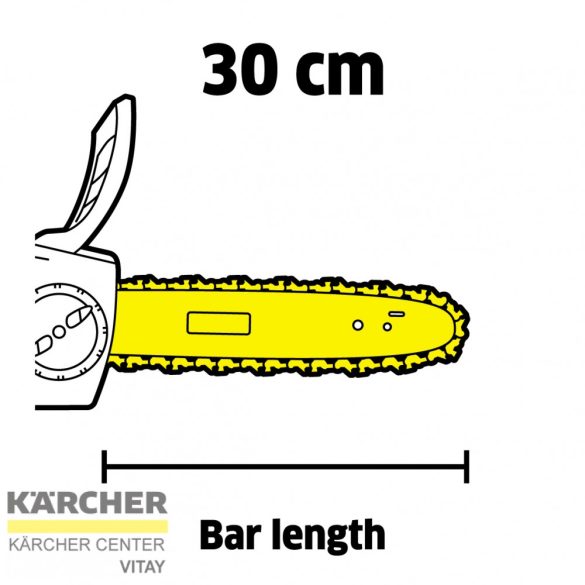 KÄRCHER CNS 18-30 Akkumulátoros láncfűrész (akkumulátor nélkül)
