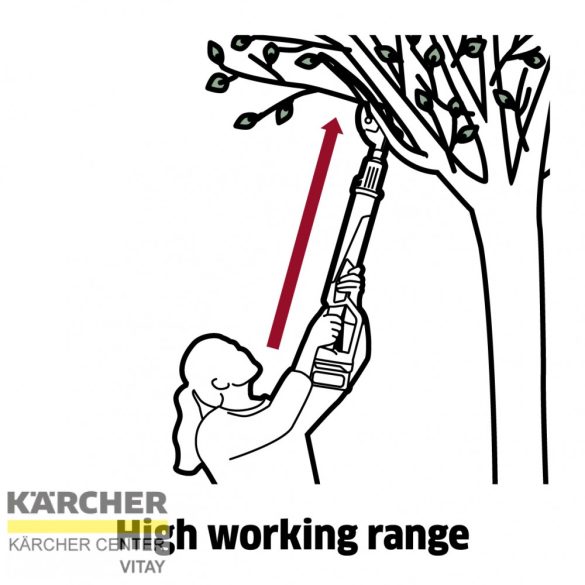 KÄRCHER TLO 18-32 Akkumulátoros ágvágó (akkumulátor nélkül)