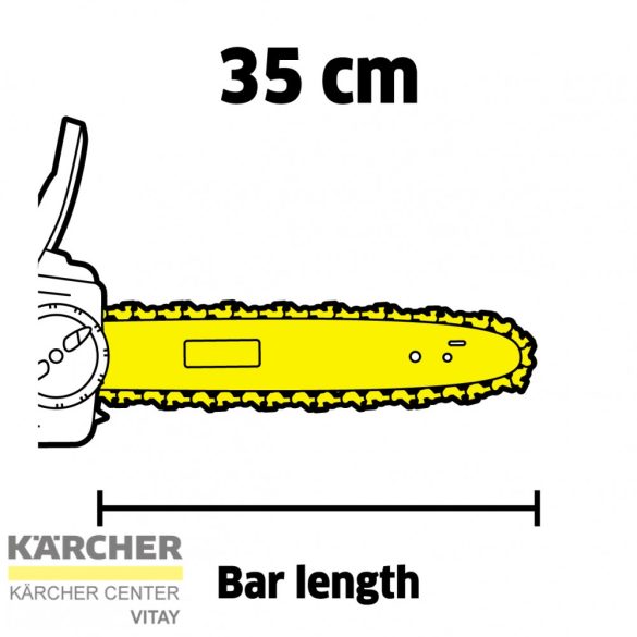 KÄRCHER CNS 36-35 Akkumulátoros láncfűrész (akkumulátor nélkül)