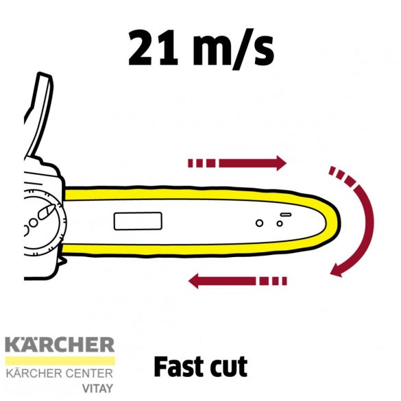 KÄRCHER CNS 36-35 Akkumulátoros láncfűrész (akkumulátor nélkül)