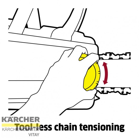 KÄRCHER CNS 36-35 Akkumulátoros láncfűrész (akkumulátor nélkül)