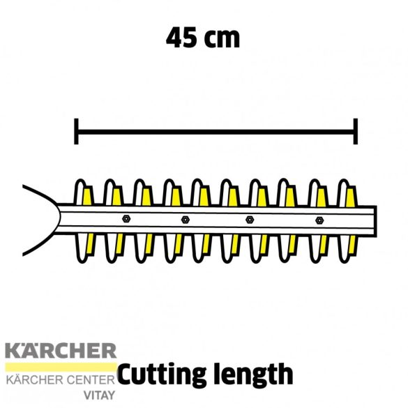 KÄRCHER HGE 36-60 Akkumulátoros sövényvágó szett