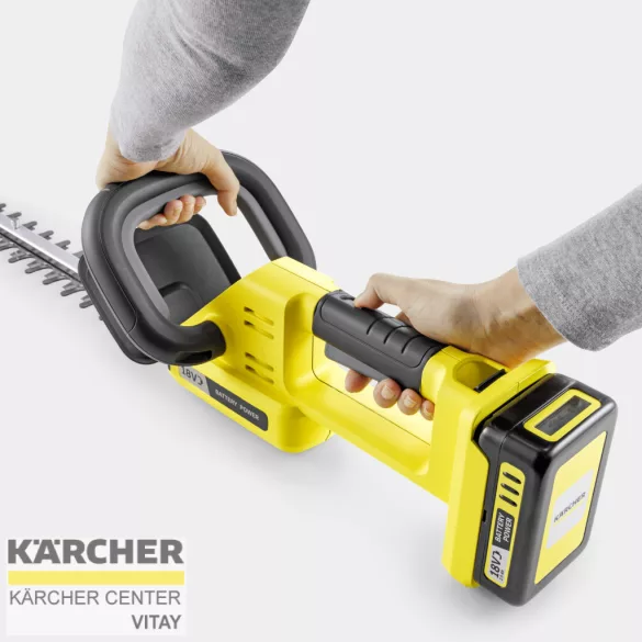 KÄRCHER HGE 3-18 akkumulátoros sövényvágó (akkumulátor nélkül)