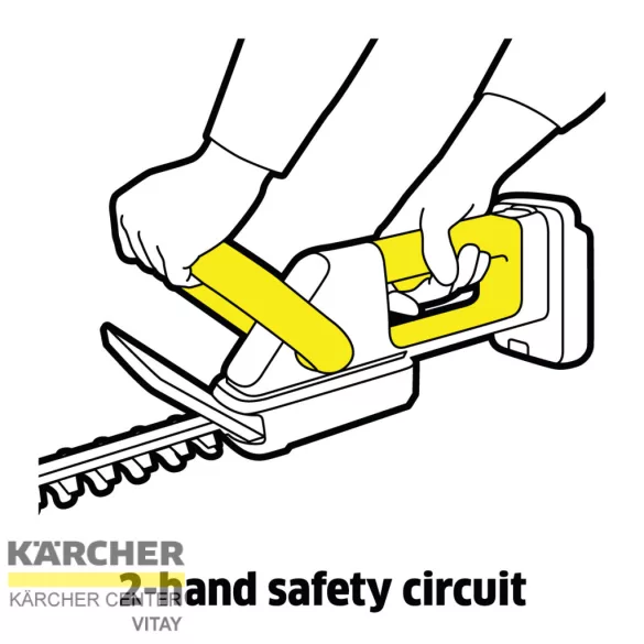 KÄRCHER HGE 3-18 akkumulátoros sövényvágó szett 