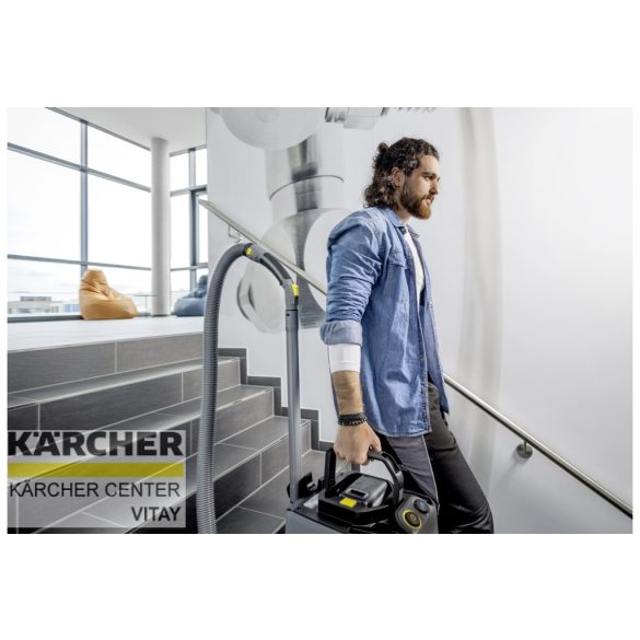 KÄRCHER T 10/1 Bp Adv HEPA akkumulátoros száraz porszívó (akkumulátor nélkül)