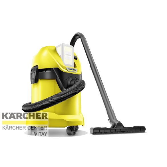 KÄRCHER WD 3 Akkumulátoros többfunkciós porszívó (akkumulátor nélkül)