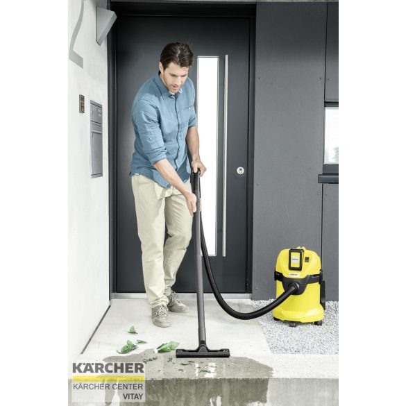 KÄRCHER WD 3 Akkumulátoros többfunkciós porszívó (akkumulátor nélkül)