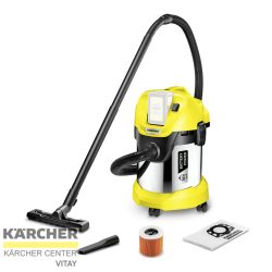   KÄRCHER WD 3 Premium Akkumulátoros többfunkciós porszívó (akkumulátor nélkül)