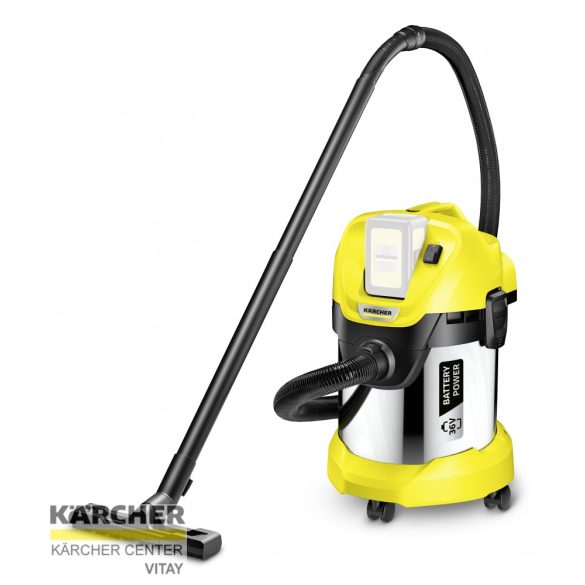 KÄRCHER WD 3 Premium Akkumulátoros többfunkciós porszívó (akkumulátor nélkül)