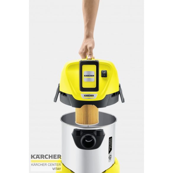 KÄRCHER WD 3 Premium Akkumulátoros többfunkciós porszívó (akkumulátor nélkül)