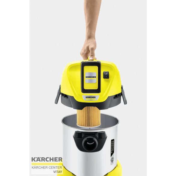 KÄRCHER WD 3 Premium Akkumulátoros többfunkciós porszívó (akkumulátor nélkül)