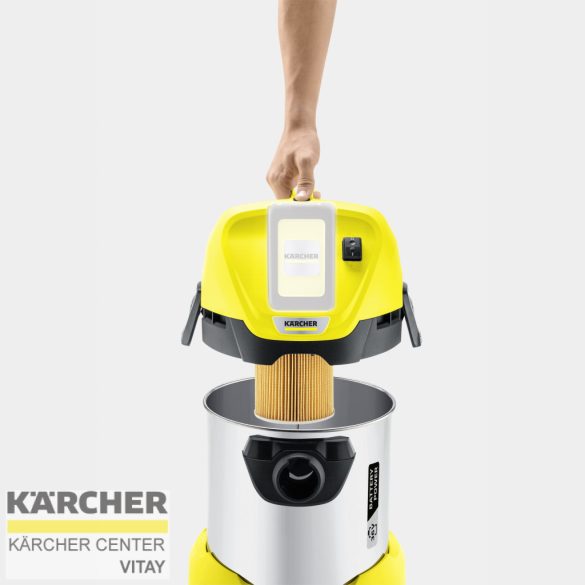 KÄRCHER WD 3 Premium Akkumulátoros többfunkciós porszívó (akkumulátor nélkül)