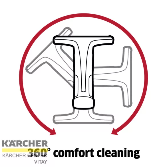 KÄRCHER WV 2 Universal Precision Black ablaktisztító