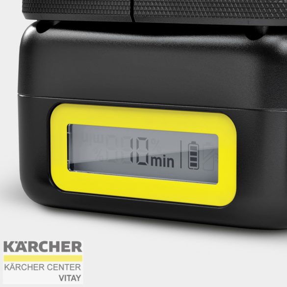 KÄRCHER Gyorstöltő és 5,0 Ah akkumulátor 18 V-os gépekhez 18/50