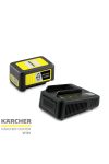 KÄRCHER Gyorstöltő és 2,5 Ah akkumulátor 36 V-os gépekhez 36/25