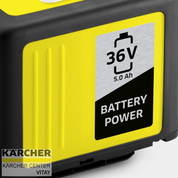 KÄRCHER Gyorstöltő és 5,0 Ah akkumulátor 36 V-os gépekhez 36/50